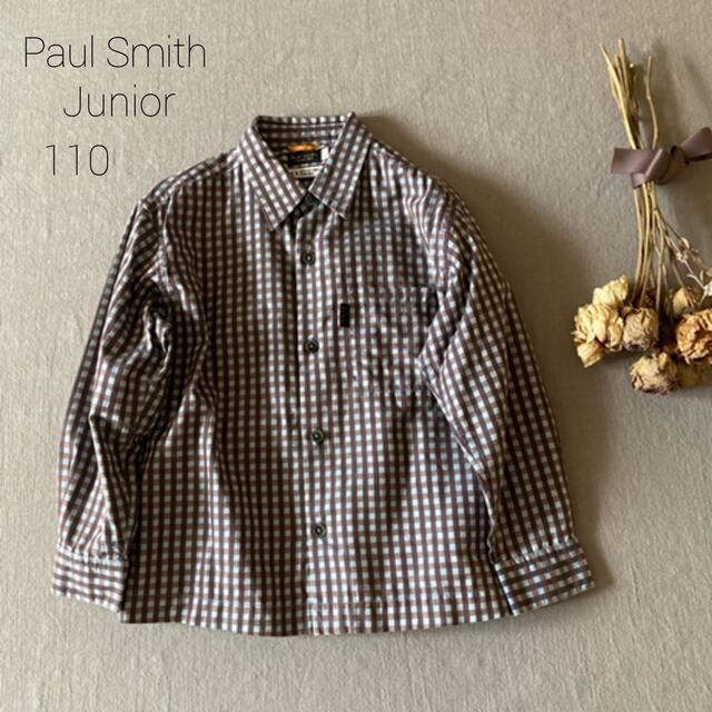 Paul Smith(ポールスミス)のPaul Smith Junior ポールスミス｜きれい目チェックシャツ*̩̩̥ キッズ/ベビー/マタニティのキッズ服男の子用(90cm~)(ブラウス)の商品写真