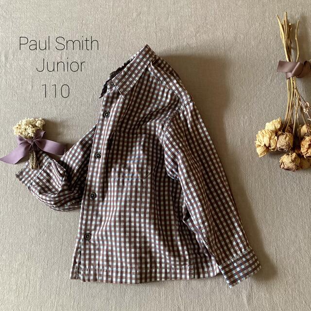 Paul Smith(ポールスミス)のPaul Smith Junior ポールスミス｜きれい目チェックシャツ*̩̩̥ キッズ/ベビー/マタニティのキッズ服男の子用(90cm~)(ブラウス)の商品写真