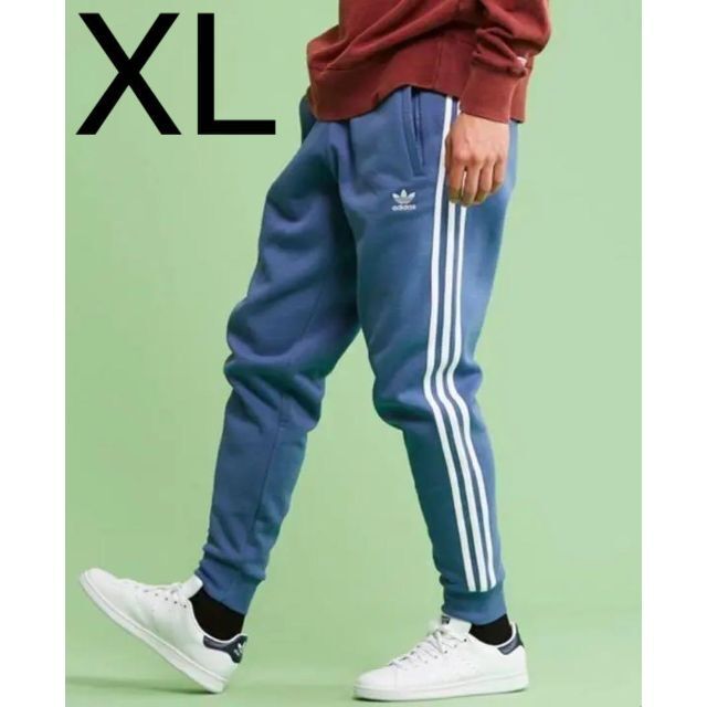 adidas 裏起毛 スウェットパンツ ブルー XL 新品タグ付き | フリマアプリ ラクマ