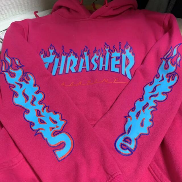 THRASHER   THRASHERスラッシャーファイヤーパターン 裏起毛