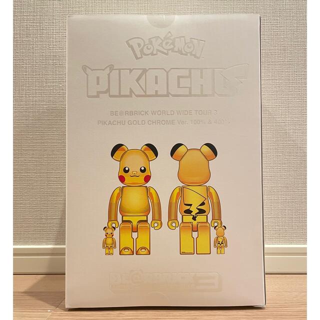 BE@RBRICK ピカチュウ GOLD CHROME Ver 100%400% - その他