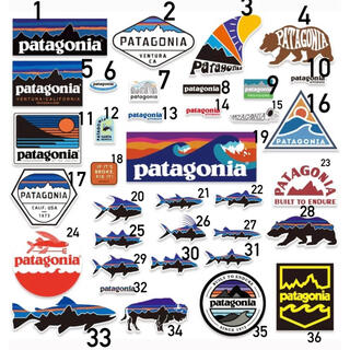 パタゴニア(patagonia)のパタゴニアステッカー(ステッカー)