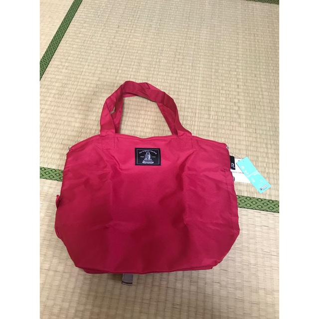 ROOTOTE(ルートート)のpepe様専用　ルートート　エコバッグ赤色 レディースのバッグ(トートバッグ)の商品写真