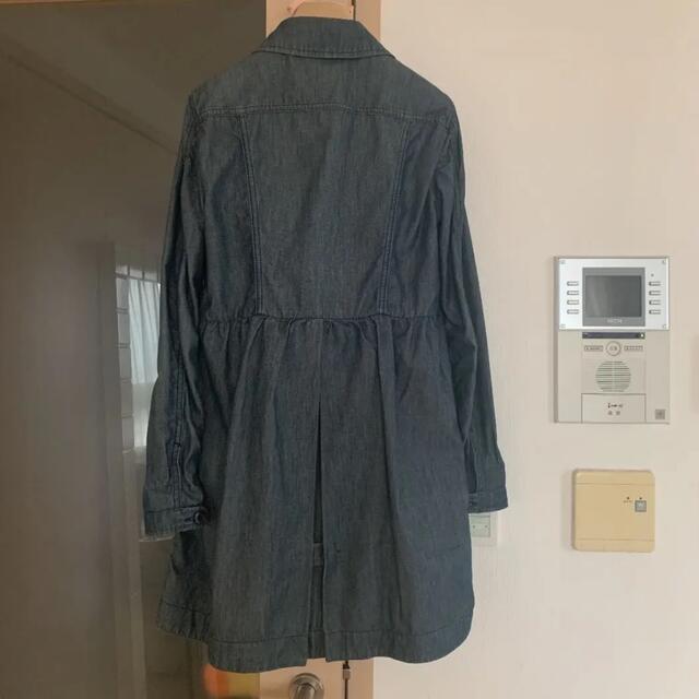 miumiu(ミュウミュウ)のmiumiu デニムトレンチコート レディースのジャケット/アウター(トレンチコート)の商品写真
