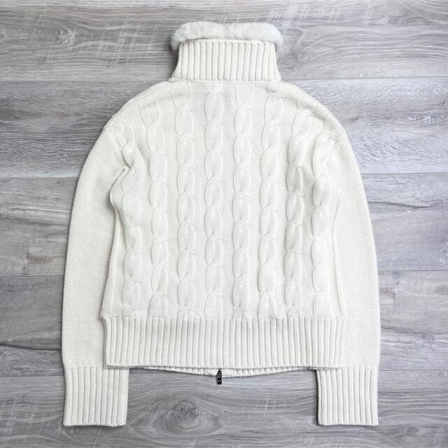 特別プライス F34☆極美品☆チンチラ付きベビーカシミヤ100