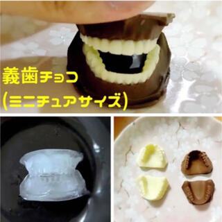 技工士製作❗️義歯チョコ 入れ歯 型 シリコンモールド 食品用(その他)