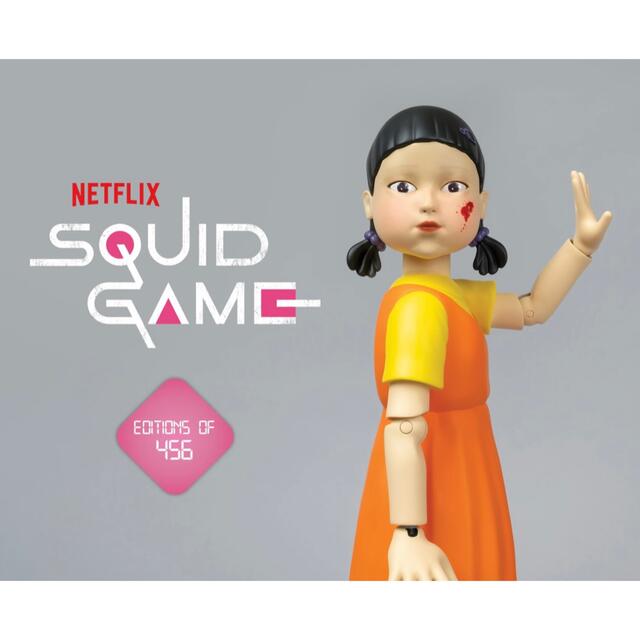 SQUID GAME イカゲーム ヨンヒ 人形 フィギュア VCD kawsの通販 SQUID GAME イカゲーム ヨンヒ 人形 フィギュア VCD kawsの通販