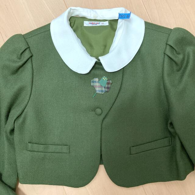 familiar(ファミリア)の美品　ファミリア　130 フォーマル　入学式　卒園式 キッズ/ベビー/マタニティのキッズ服女の子用(90cm~)(ワンピース)の商品写真