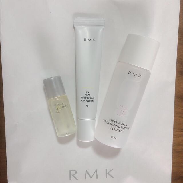 RMK(アールエムケー)のRMK トリートメントオイル他　スキンケア試供品3点セット コスメ/美容のキット/セット(サンプル/トライアルキット)の商品写真