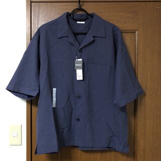ジーユー(GU)の即決 新品 タグ付き GU ドライワイドフィット オープンカラーシャツ 5分袖(シャツ)
