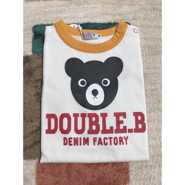 DOUBLE.B(ダブルビー)のダブルビー　長袖Tシャツ　未使用 キッズ/ベビー/マタニティのキッズ服男の子用(90cm~)(パンツ/スパッツ)の商品写真