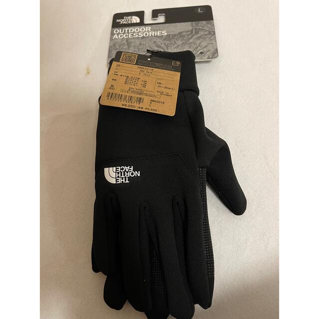 ノースフェイス 手袋 イーチップグローブ NN62018 ブラック L メンズのファッション小物(手袋)の商品写真