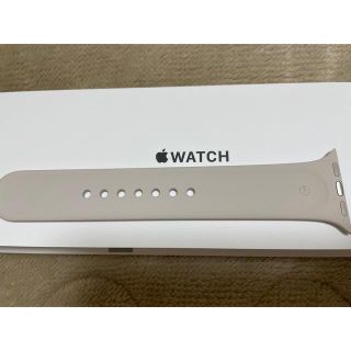 アップルウォッチ(Apple Watch)の【新品】Apple Watch 純正 バンド M/L (片方)(ラバーベルト)