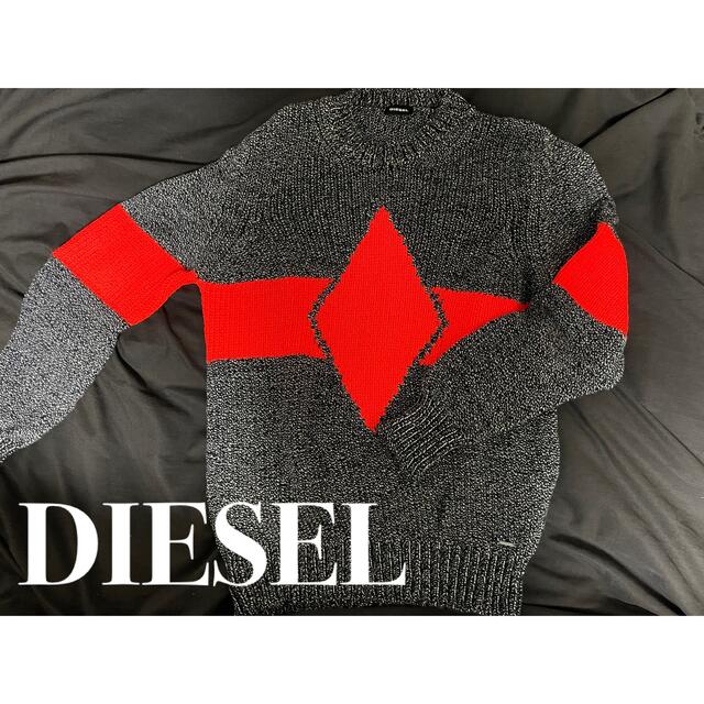 【DIESEL】ニット　トレーナーグレー