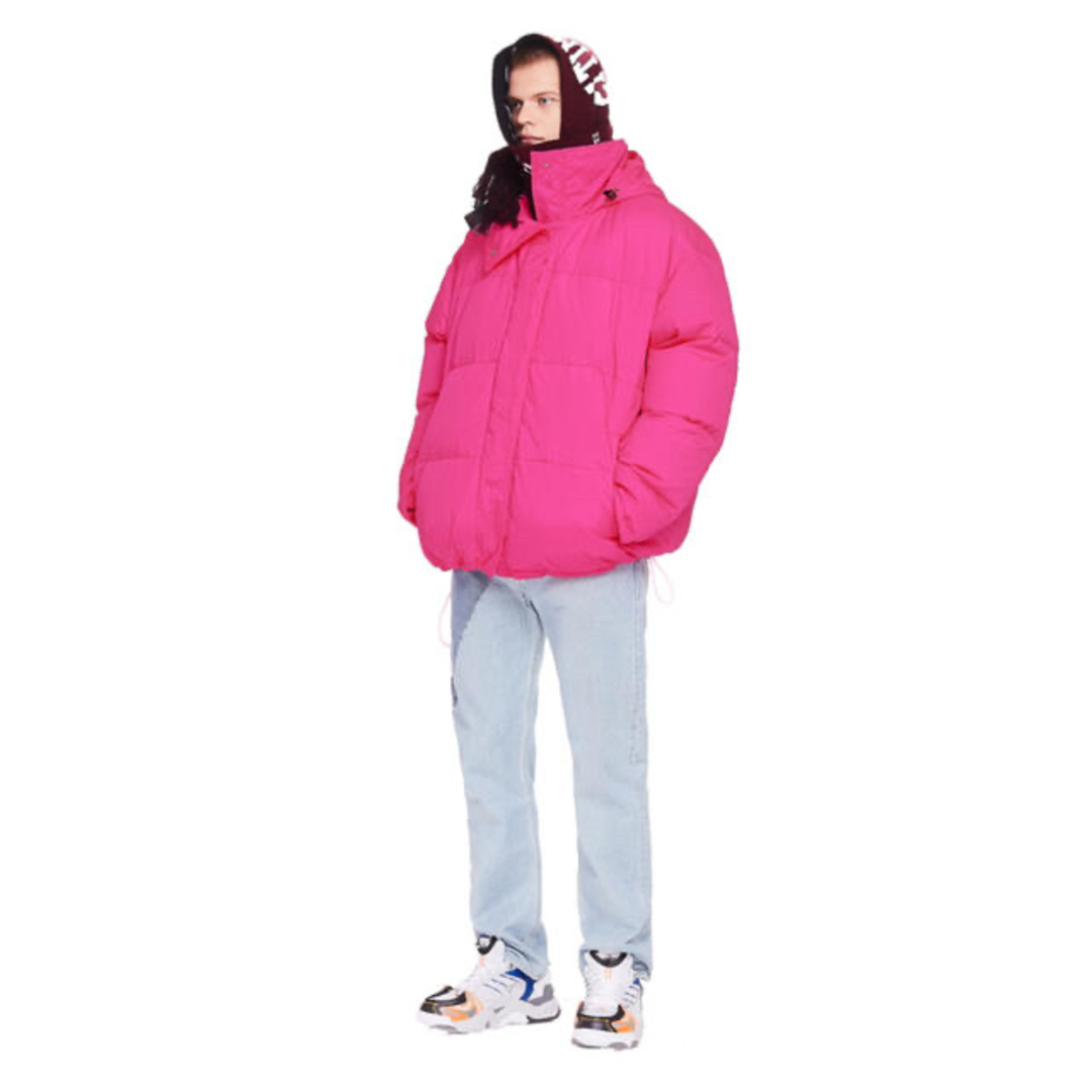 VETEMENTS Puffer Jacket Fluo Pink ダウン