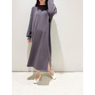 ロゴスウェット ドレス ワンピース◆ジェラートピケ 新品未使用