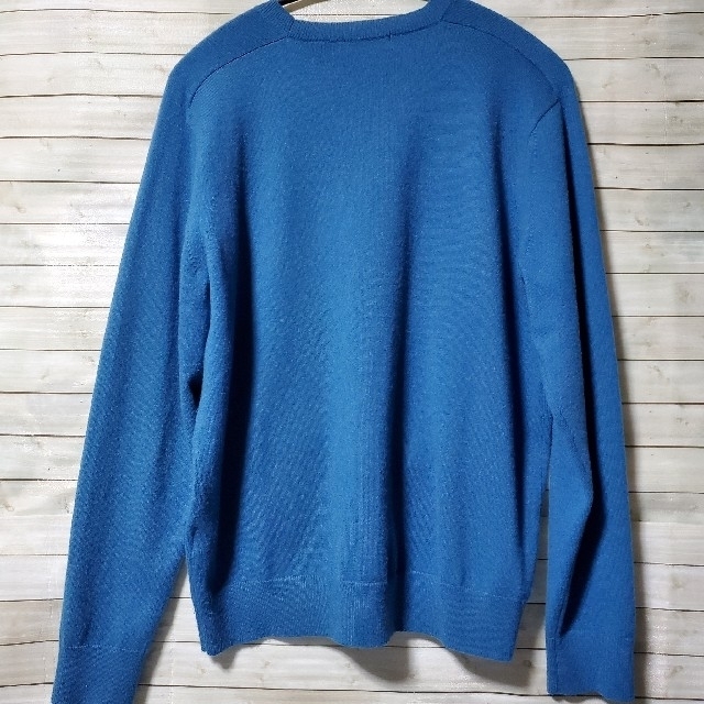 UNIQLO(ユニクロ)のUNIQLO ＋J カシミアブレンドクルーネックセーター ブルー L メンズのトップス(ニット/セーター)の商品写真