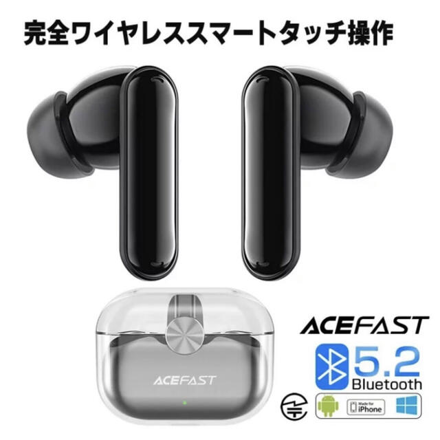 ACEFAST ワイヤレスイヤホン Bluetooth5.2 T3