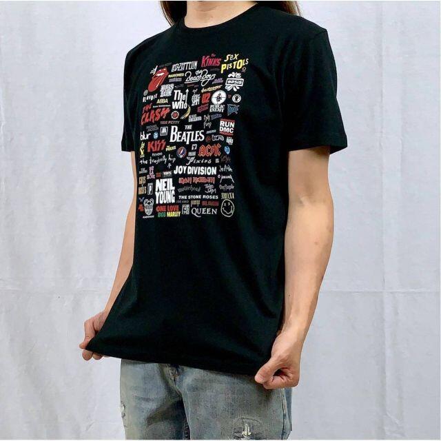 【シャーデー】新品 プリント ブラック Tシャツ ミュージック ストリート