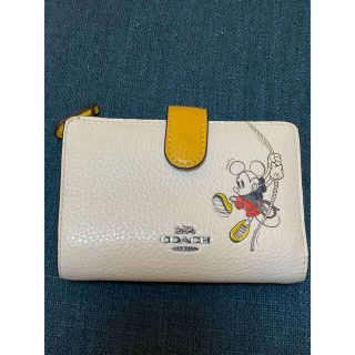 COACH - coach ミッキーコラボ 財布 二つ折りの通販 by 5024's ...