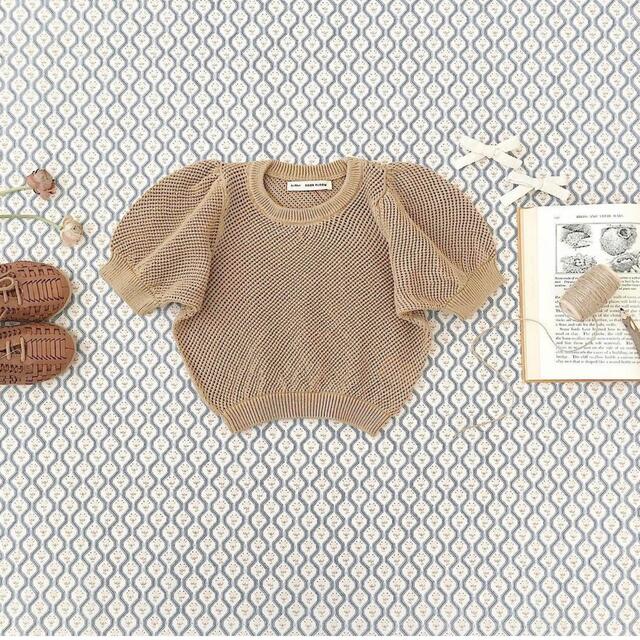 soor ploom mini knit top chai