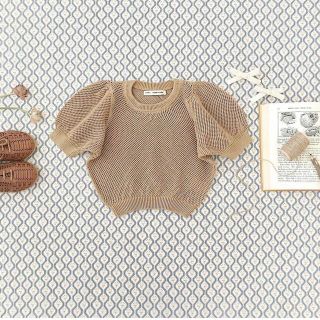 キャラメルベビー&チャイルド(Caramel baby&child )のsoor ploom mini knit top chai(ニット)