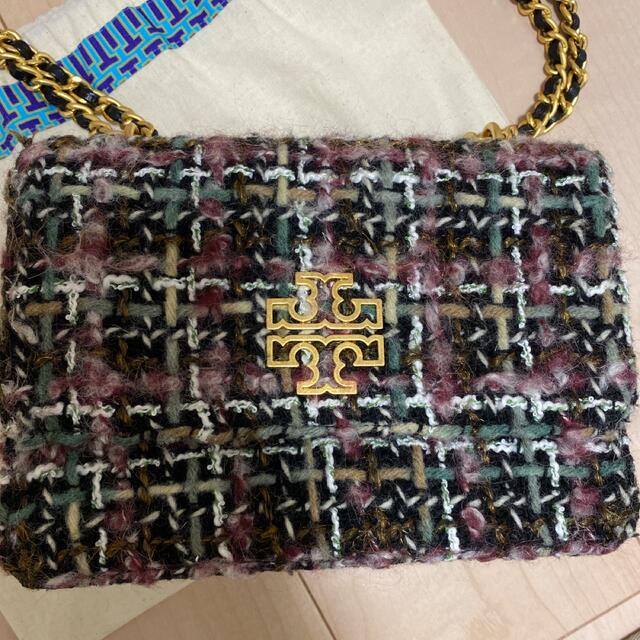 Tory Burch トリーバーチ チェーンショルダー ヌバック ブラウン/350710