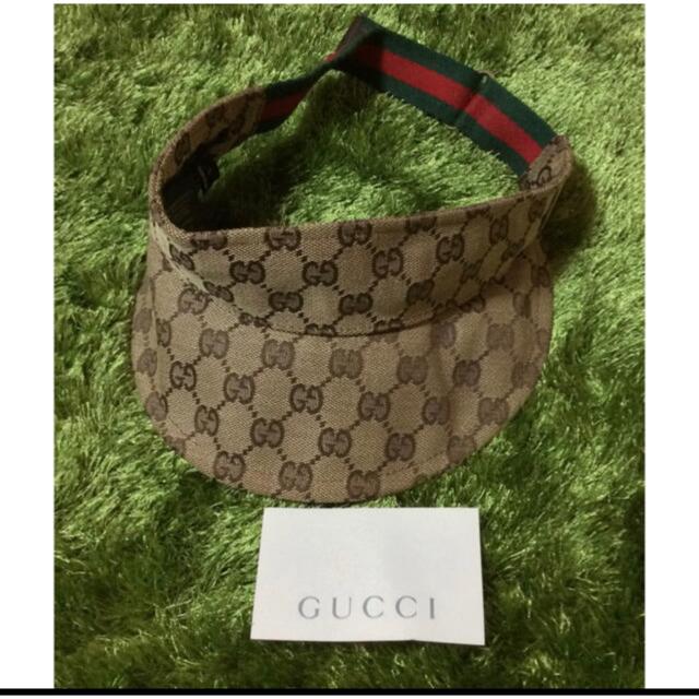 Gucci(グッチ)のGUCCI サンバイザー レディースの帽子(その他)の商品写真