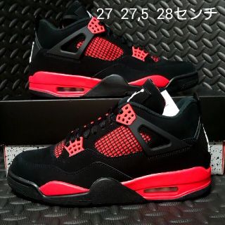 ナイキ(NIKE)のJordan4 Red Thunder/Crimson(スニーカー)