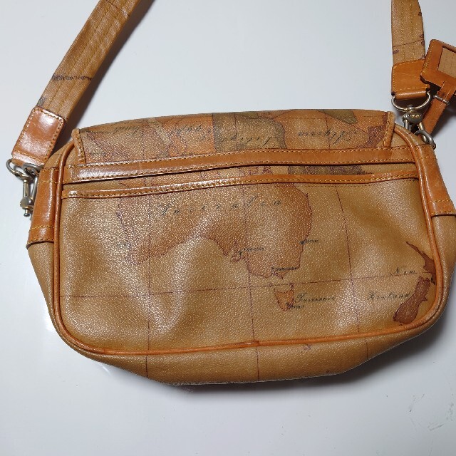 プリマクラッセ ミニ ショルダーバッグ レザー 世界地図 アフリカ