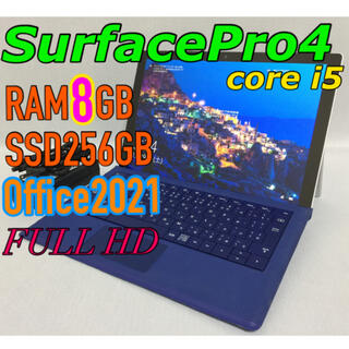 マイクロソフト(Microsoft)のSurface pro4 core i5 RAM8GB Office2021☆ (タブレット)