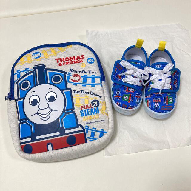 トーマスリュック・靴２点セット エンタメ/ホビーのおもちゃ/ぬいぐるみ(キャラクターグッズ)の商品写真