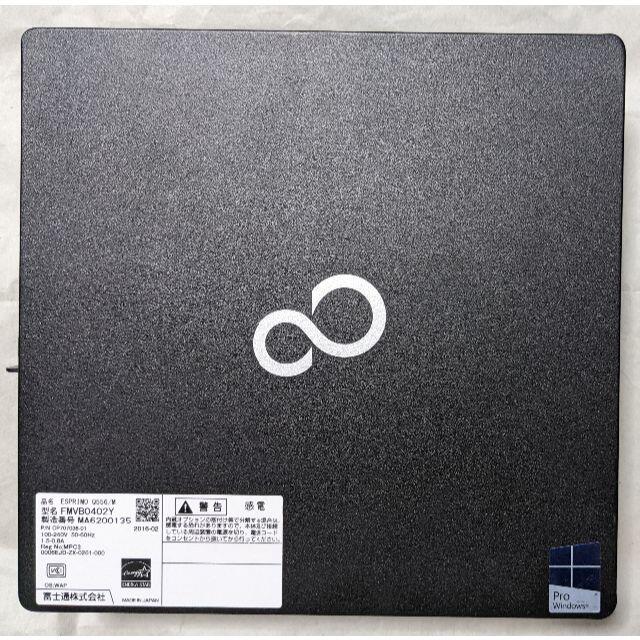 富士通(フジツウ)のFujitsu Q556M Win11 i3-6100T 8GB 新品240GB スマホ/家電/カメラのPC/タブレット(デスクトップ型PC)の商品写真