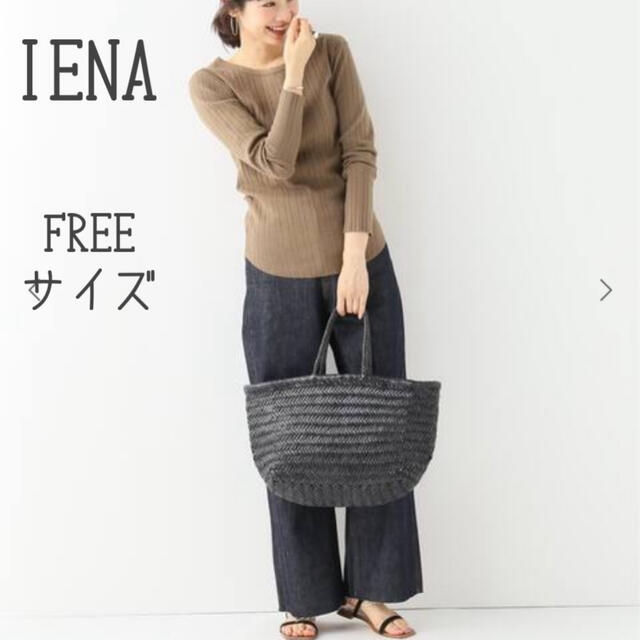 IENA(イエナ)の【IENA】トップス 針抜きランダムリブプルオーバー FREEサイズ キャメル レディースのトップス(カットソー(長袖/七分))の商品写真