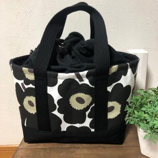 マリメッコ(marimekko)のマリメッコ　ウニッコ柄　ランチトートバッグ  ハンドメイド　ランチバック(弁当用品)