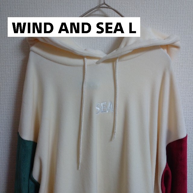 WIND AND SEA ベロア パーカー L