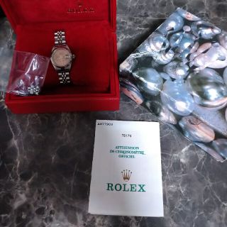 ロレックス(ROLEX)のロレックス　デイトジャスト　美品　ピンク(腕時計)