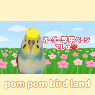 オーダー専用ページ♡pom pom bird land(鳥)