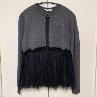 バーニーズニューヨーク(BARNEYS NEW YORK)の美品 rekisami チュールカーディガン(カーディガン)