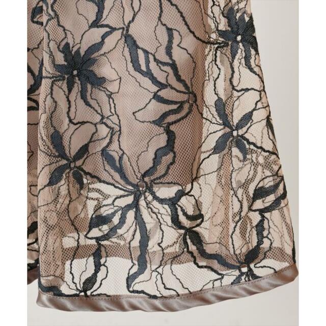 natural couture(ナチュラルクチュール)のナチュラルクチュール ＊ パイピングレーススカート レディースのスカート(ロングスカート)の商品写真