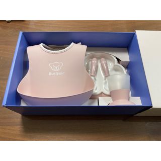 ベビービョルン(BABYBJORN)の新品未使用 ベビービョルン ベビーディナーギフトセット パウダーピンク(離乳食器セット)