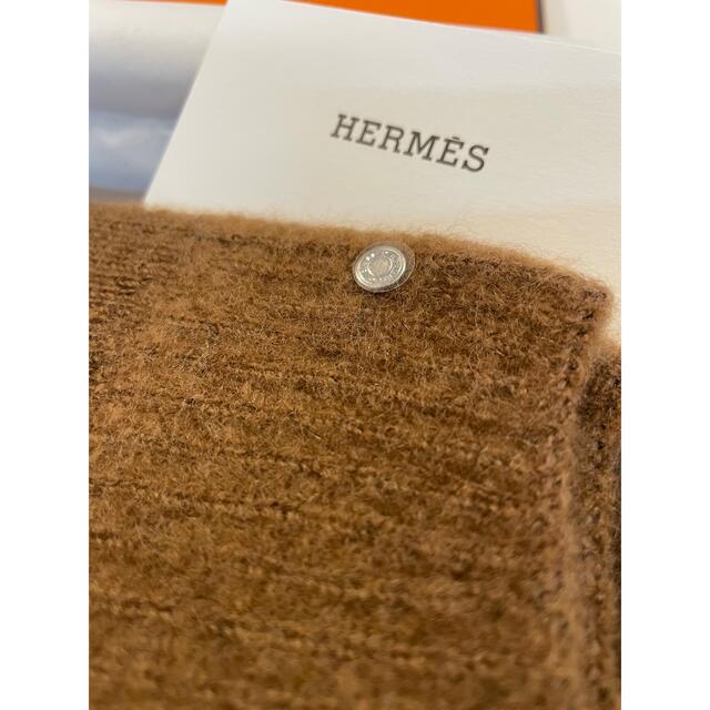 Hermes(エルメス)のHERMES  グローブ　雑誌掲載 Diva カシミアシルク アームカバー手袋 レディースのファッション小物(手袋)の商品写真