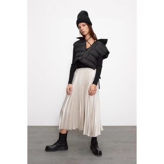 ザラ(ZARA)のZARA パネルスカート ロングプリーツスカート スカート　パネル　ロング　(ロングスカート)