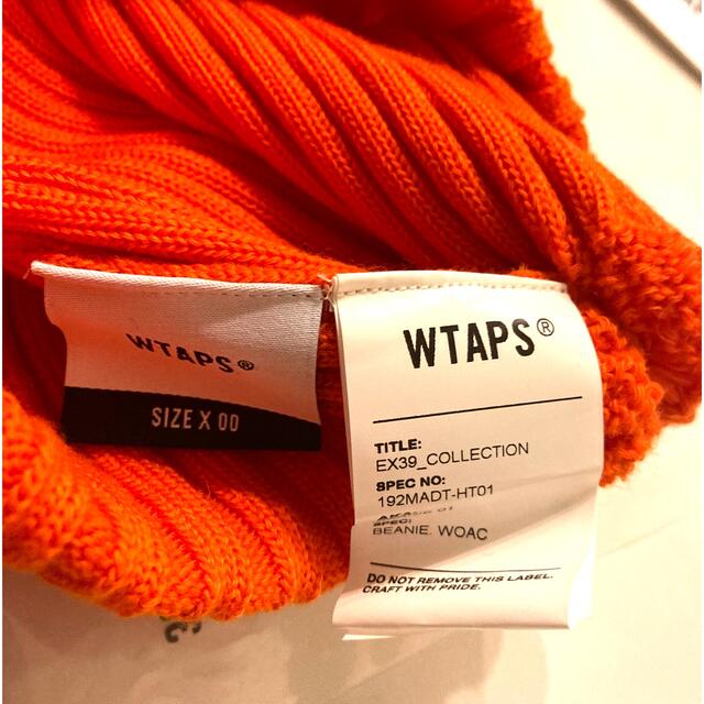 WTAPS 19AWビーニー　オレンジ