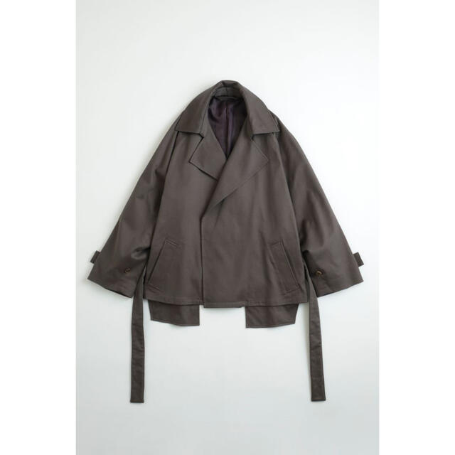 COMOLI - Blanc YM 2022ss Short trench coat