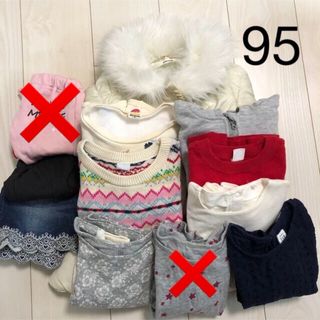 ミアメール(mia mail)の95サイズ　女の子　冬服　まとめ売り(その他)