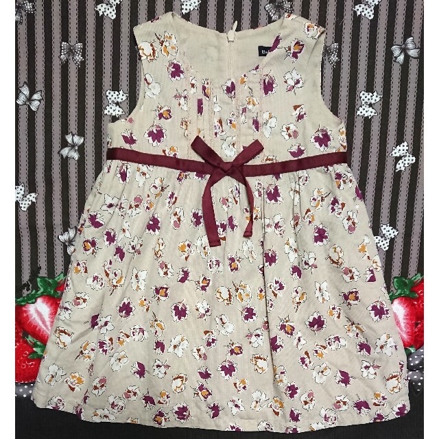 BeBe(ベベ)のBeBe  花柄 ワンピース 90cm キッズ/ベビー/マタニティのキッズ服女の子用(90cm~)(ワンピース)の商品写真