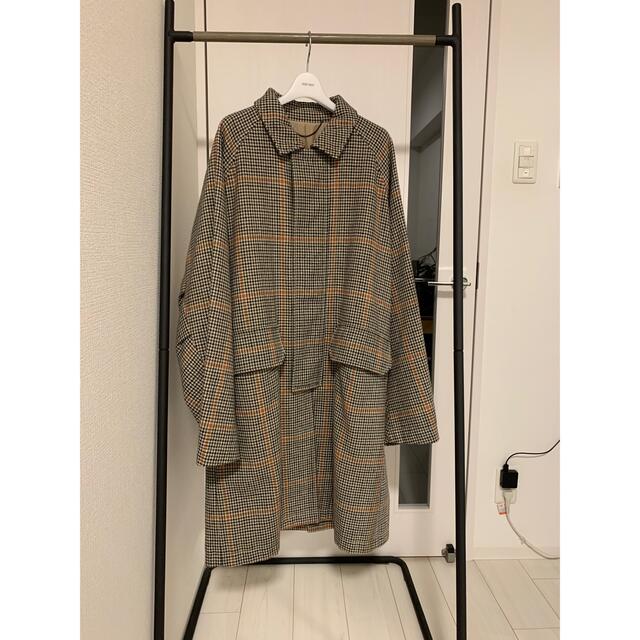 Jieda(ジエダ)のjieda 18aw HOUND'S TOOTH OVER COAT メンズのジャケット/アウター(ステンカラーコート)の商品写真