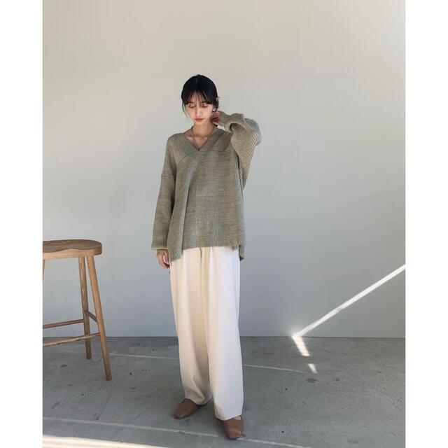 STUDIOUS(ステュディオス)のクラネ正規品！新品MIX COLOR STRING WIDE KNIT TOPS レディースのトップス(ニット/セーター)の商品写真