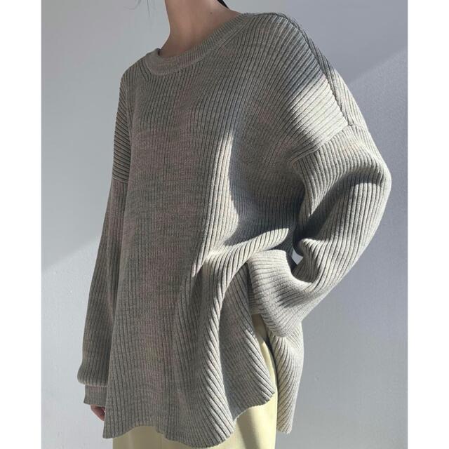 STUDIOUS(ステュディオス)のクラネ正規品！新品MIX COLOR STRING WIDE KNIT TOPS レディースのトップス(ニット/セーター)の商品写真